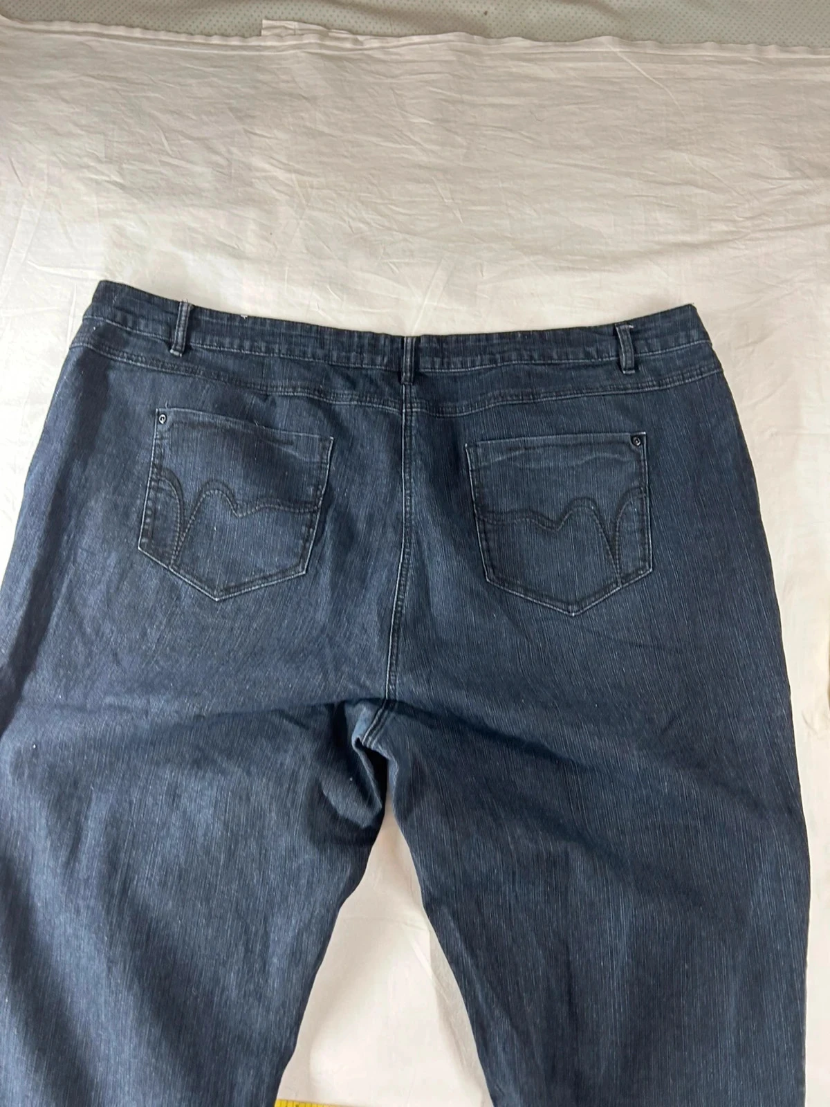 Zwarte grote vintage jeans love yours – photo 13